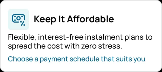 Spread the cost of your NVQ Level 3 in Cladding with flexible, interest-free instalments