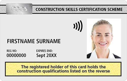 CSCS White Card - Academically Qualified Person CSCS Card